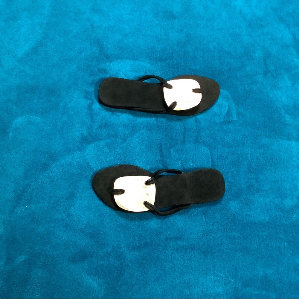 Fatto A Mano vintage suede leather flat sandals